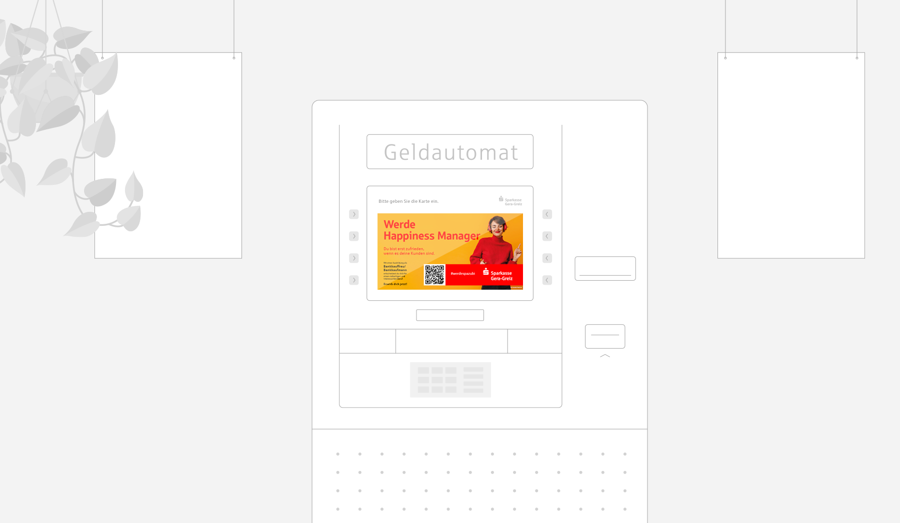 Gezielt über Bankautomaten Gezielt über Bankautomaten